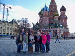 2013-2014 Nursing Students in Red Square, Moscow