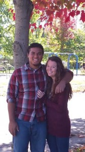 Tori Craw and her boyfriend of one year and nine months, Daniel Behan Morillo. Photo courtesy of Tori Craw.  