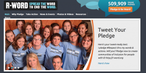 R-word.org is one organization advocating for the elimination of the word "retarded."