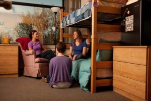Your dorm room has a lot to offer, but there's limited space. Familiarize yourself with what to bring (and what to leave behind). Photo: Hesston College Marketing and Communications