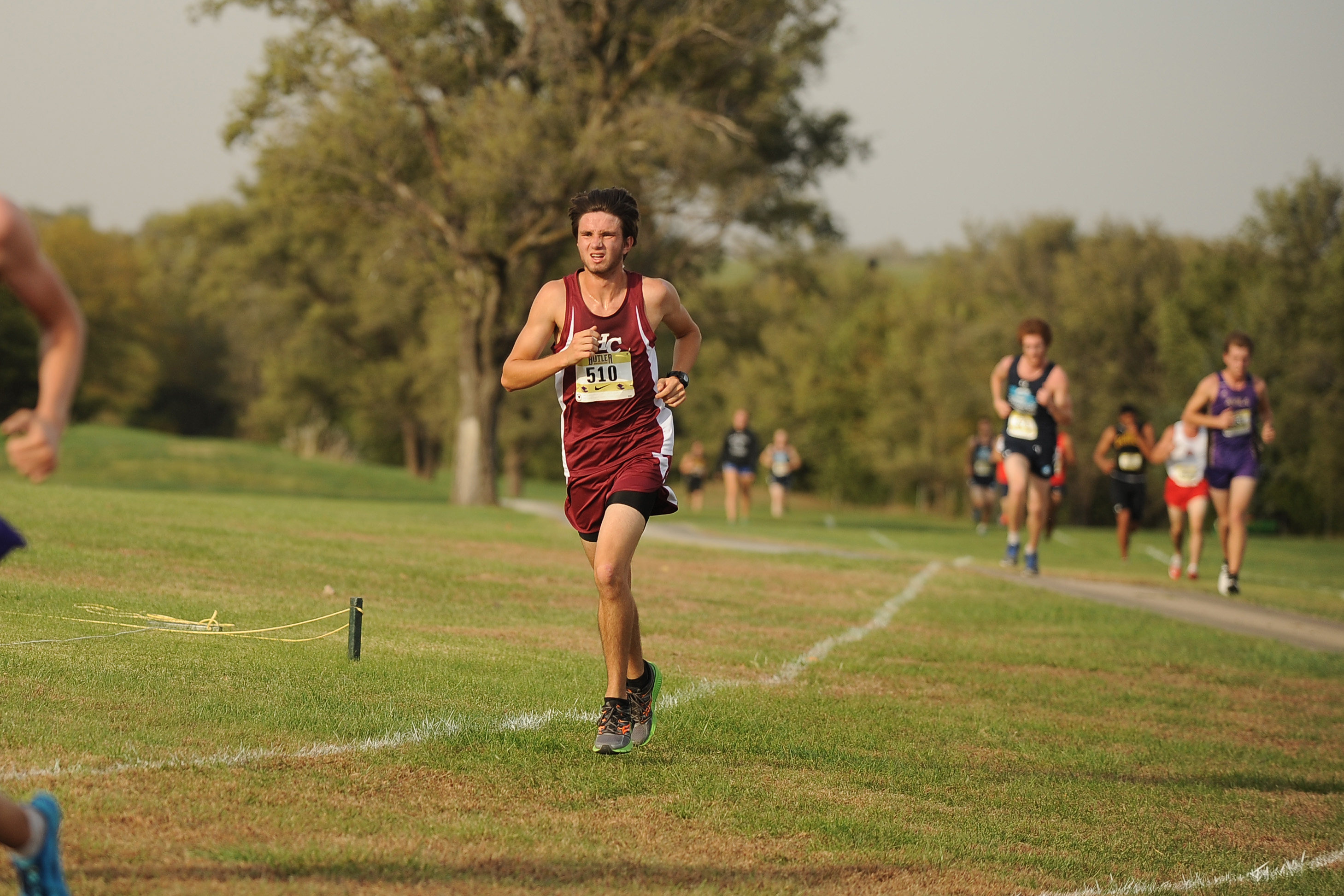 Kyle Good competes in the Butler Invitational at El Dorado. Photo by Larry Bartel
