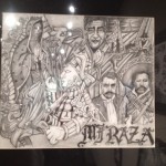 Delmer Reyes, "Mi Raza," Drawing: Honorable Mention