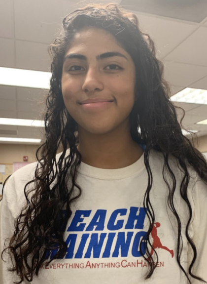 “I miss the atmosphere of the old gym, but like the newness of the new one. Overall, I am very happy with how everything is turning out, and I can't wait to see how it turns out.” -Paulina Diaz, sophomore volleyball player 